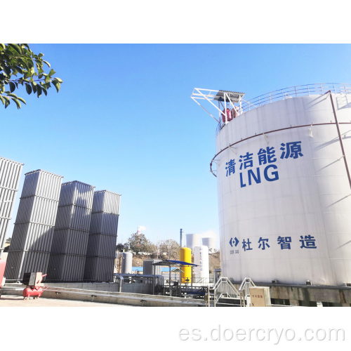 Tanques de almacenamiento de líquidos criogénicos a gran escala LNG